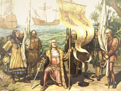Cristóbal Colón llega al Nuevo Mundo el 12 de octubre de 1492