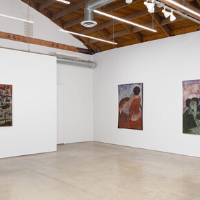 Hammzat Tahabsim, Spectral arrangement, exhibition view. Courtesy of Make Room Gallery