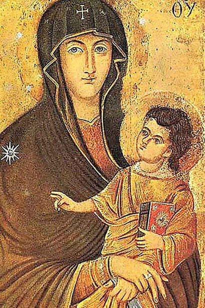 Icona Salus Populi Romani, tavola del tipo romano orientalizzante, sec. XII-XIII