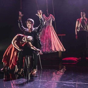 Lo specchio della regina, view of the performance. Courtesy of Teatro Donizetti