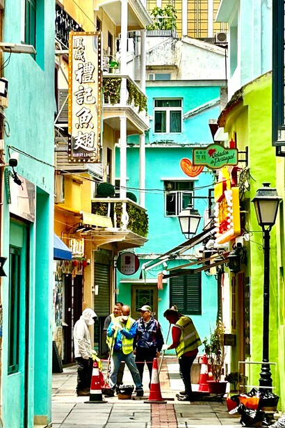 Bustling Taipa neighbourhood, Macau ©Alma Reyes
