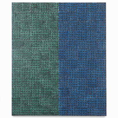 McArthur Binion. Courtesy of Lehmann Maupin