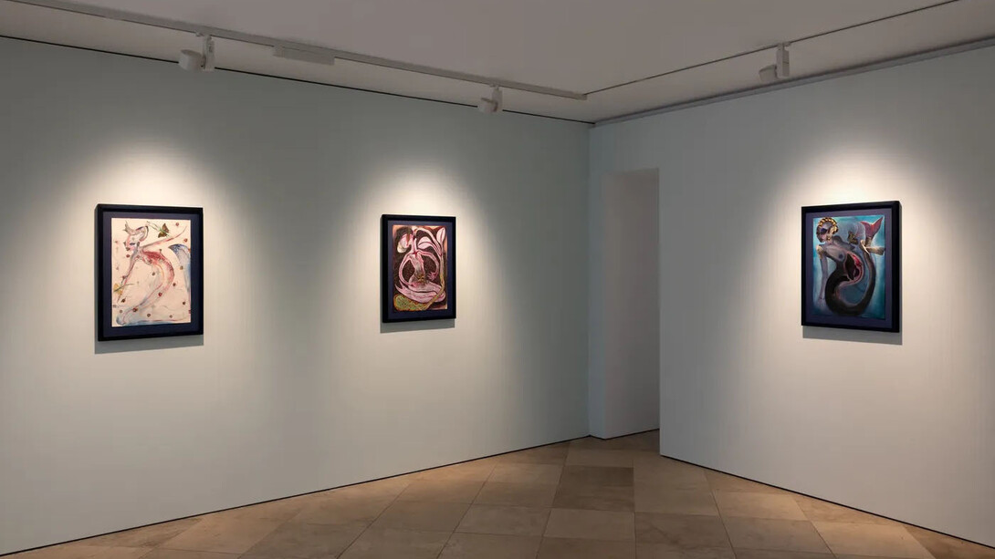 Wangechi Mutu, The seas spirit, exhibition view. Courtesy of Victoria Miro
