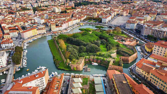 Livorno, veduta aerea