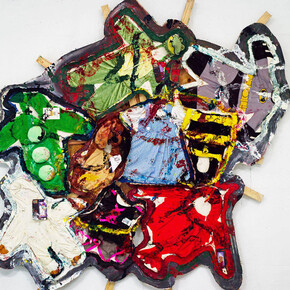 Mike Cloud, Dorothy costume quilt back (front), 2007. Courtesy of Hammer Museum