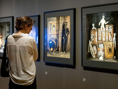 The other mind: Roger Ballen. A retrospective, exhibition view. Courtesy of Rothko Museum