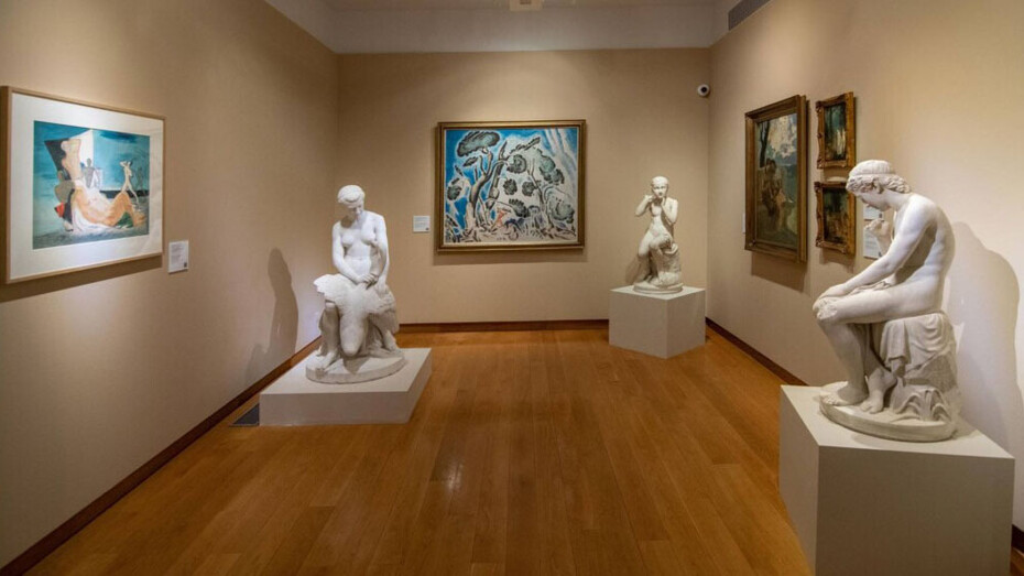 Myths and symbols in Modern Greek art, exhibition view. Courtesy of National Gallery 