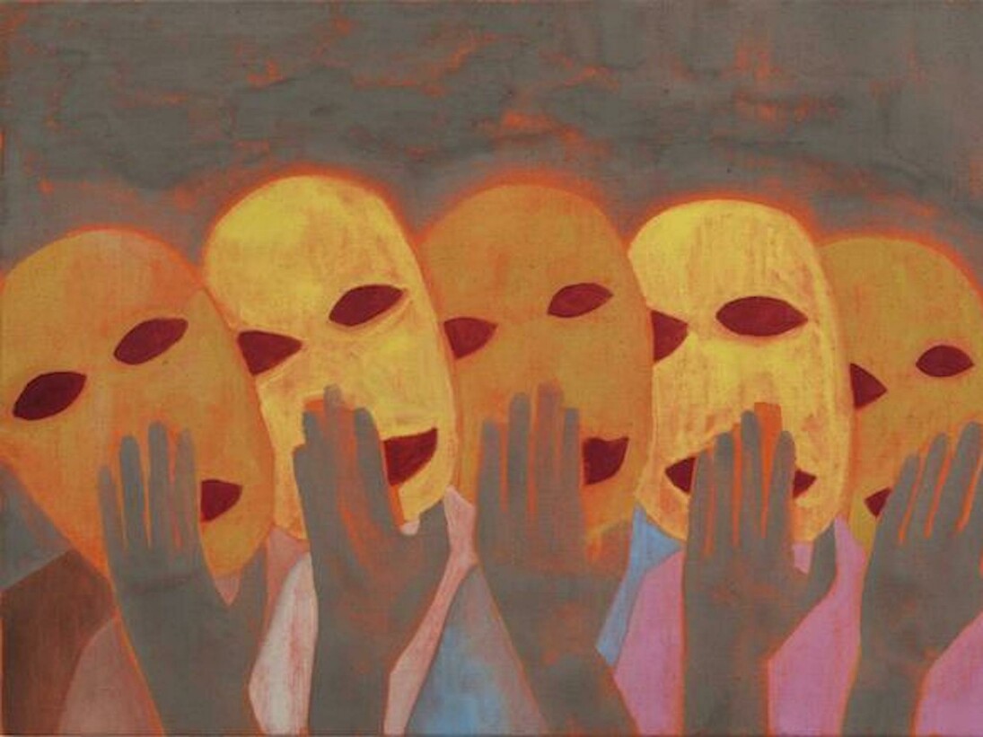 Francesco Clemente, Exhibition view. Courtesy of Galerie Templon