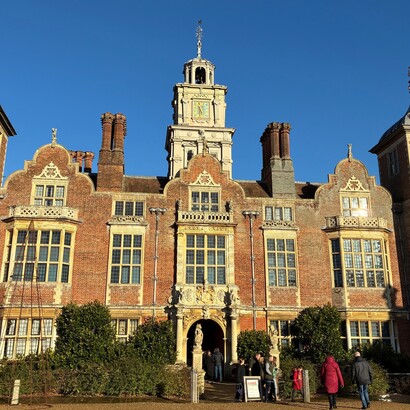 Il Palazzo di Blickling Hall, Norfolk, Inghilterra, UK. Foto di Flavius Roversi