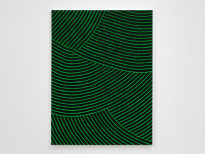 Nam Tchun-Mo, Evoke the line, vue de l’exposition. Avec l’aimable autorisation de la galerie Ceysson & Bénétière