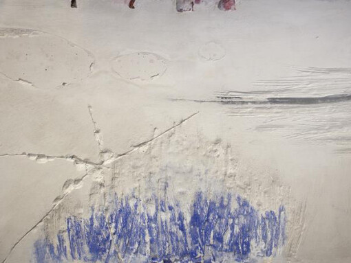 Franco Guerzoni, Motivi vaganti 2005 Gesso
40,0 x 60,0