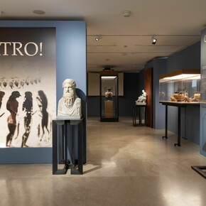 Museo del Ara Pacis presenta las difíciles vivencias de los actores y de los otros grandes protagonistas del mundo teatral en la antigua Roma, Italia