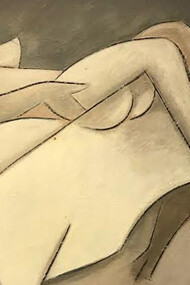 Harold Fonseca; Rapto de Europa, 1998, óleo sobre tela. Foto cortesía del MAC (detalle)