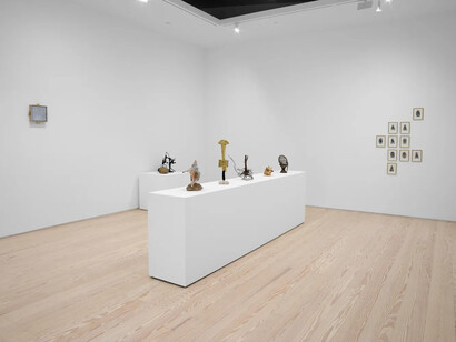 Jamal Cyrus, how you sound, exhibition view. Courtesy of Inman Gallery