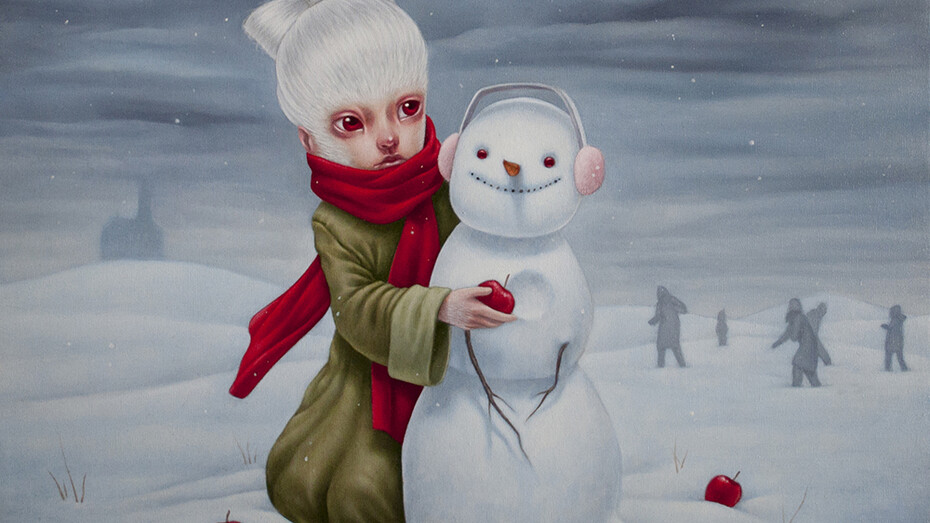 Paolo Pedroni. Maybe you will love me, 30x40 cm, oil on canvas, courtesy Dorothy Circus Gallery