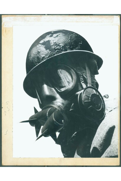 Peter Kennard, Warhead 1 (1981), original photomontage, 43.8 x 35.6 cm © Peter Kennard