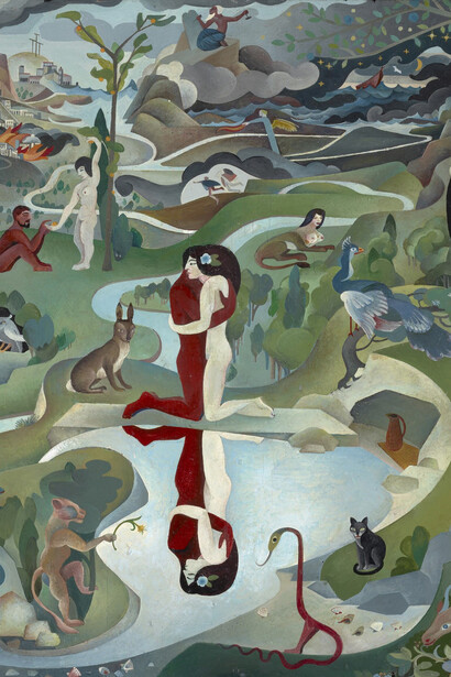 Alasdair Gray, Eden and after, about 1965-1966. Courtesy of National Galleries of Scotland