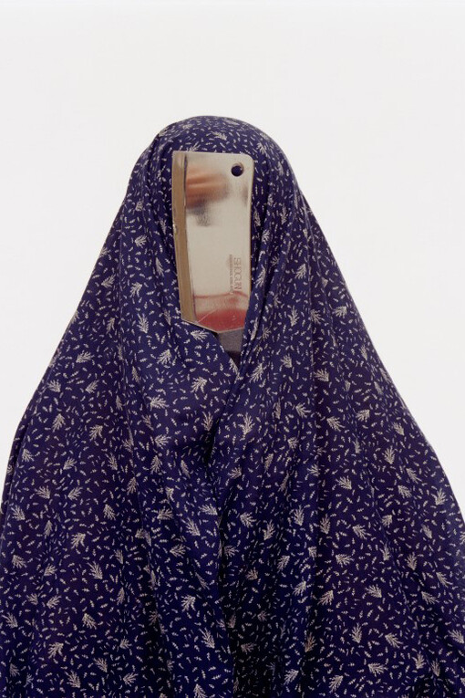 Shadi Ghadirian, Like Everyday #7, 2002, Digital print, 50 x 50 cm, Courtesy l'artista e Officine dell’Immagine, Milano