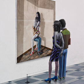 Antoni Tàpies, Jordi Alcaraz & Gino Rubert. Courtesy of Galerie Michael Haas