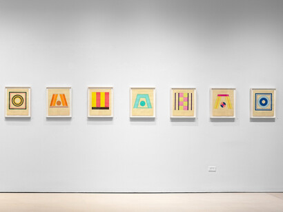 Terran Last Gun, Voyager messages, exhibition view. Courtesy of McClain Gallery