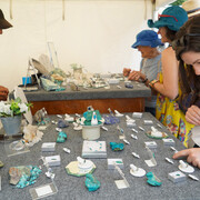 Various artists, Sidewalk Art Show 2024, exhibition view. Courtesy of Taubman Museum of Art