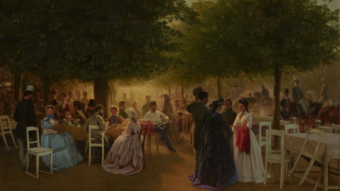 Viktor Barvitius,Thursday at Stromovka, 1865. Courtesy of National Gallery 