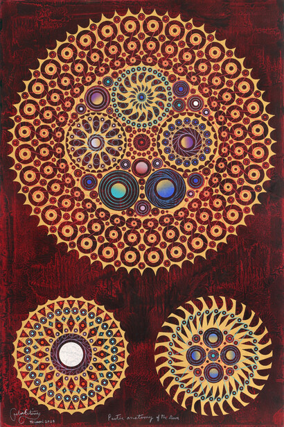 Carlos Estevez, Poetic anatomy of the sun 2024. Courtesy of Gerald Peters Gallery