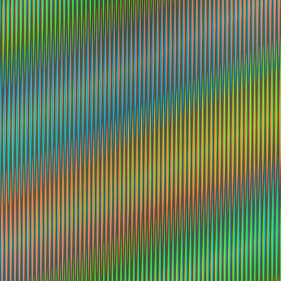Carlos Cruz-Diez. Courtesy of Meyerovich Gallery