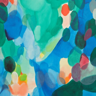 Alice Baber, Axe in the grove (detail). Courtesy of Phillips