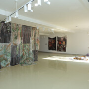 Monali Meher, Walking root route, exhibition view. Courtesy of Latitude 28 Gallery