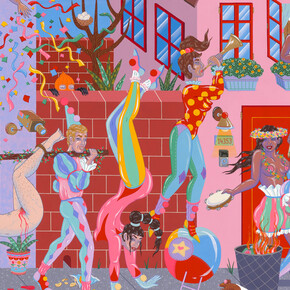 Kristen Liu-Wong, The parade. Courtesy of Corey Helford Gallery