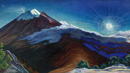 Dr. Atl (Gerardo Murillo), Amanecer en el Popocatépetl, ca. 1943