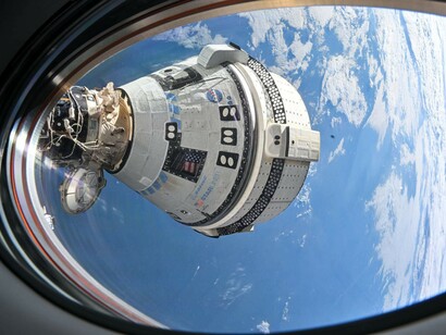 La Starliner Calypso agganciata alla ISS. Credito fotografico NASA/Boeing