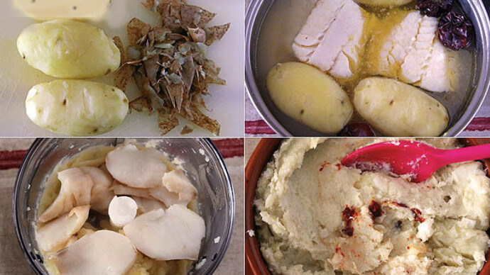 Cuatro pasos para lograr el atascaburras, esta receta fue originaria de las zonas más montañosas de la región Castilla—La Mancha