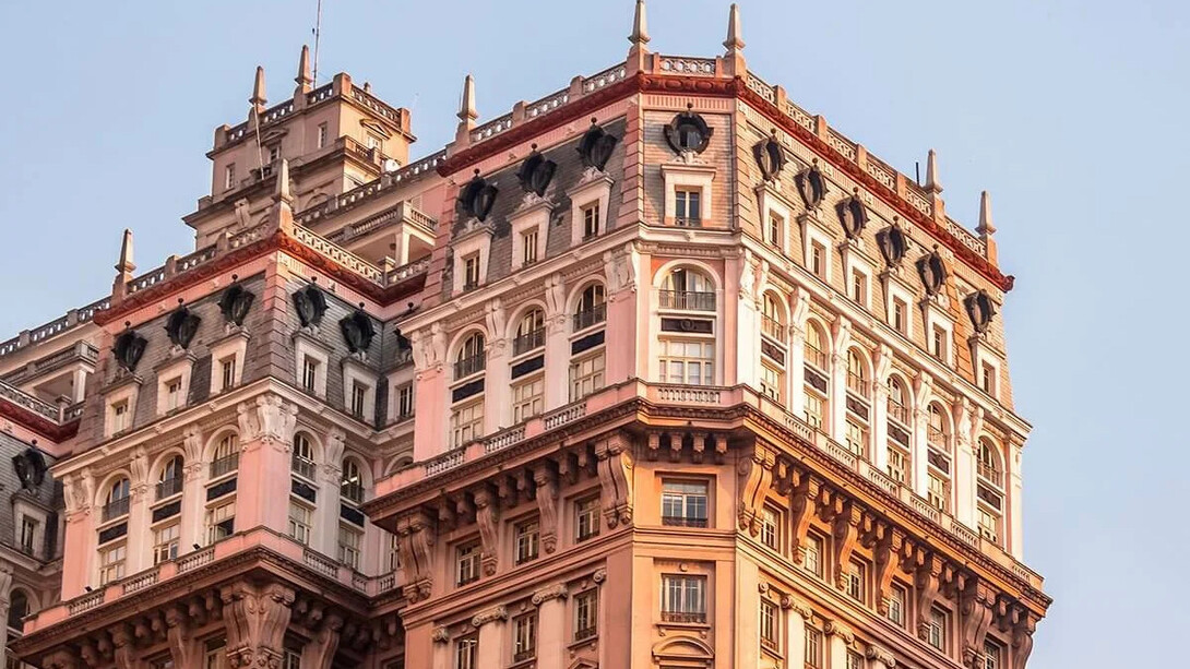 Vista do Edíficio Martinelli no centro de São Paulo, Brasil