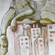 Ahmed Sabry, The turbulent land. Courtesy of Mashrabia Gallery of Contemporary Art