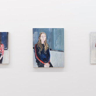 View of Kaleidoscopes: Contemporary Portraiture at Perrotin Hong Kong, 2020. Photo: Ringo Cheung. Courtesy of the artist and Perrotin.