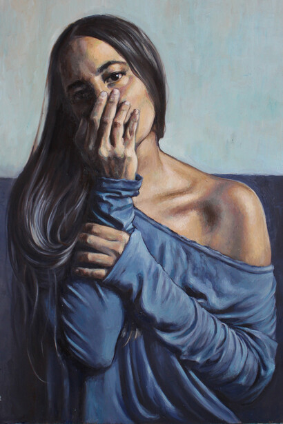 Ilaria Gonnelli, 2020, olio su masonite, 46x63 cm, 2020