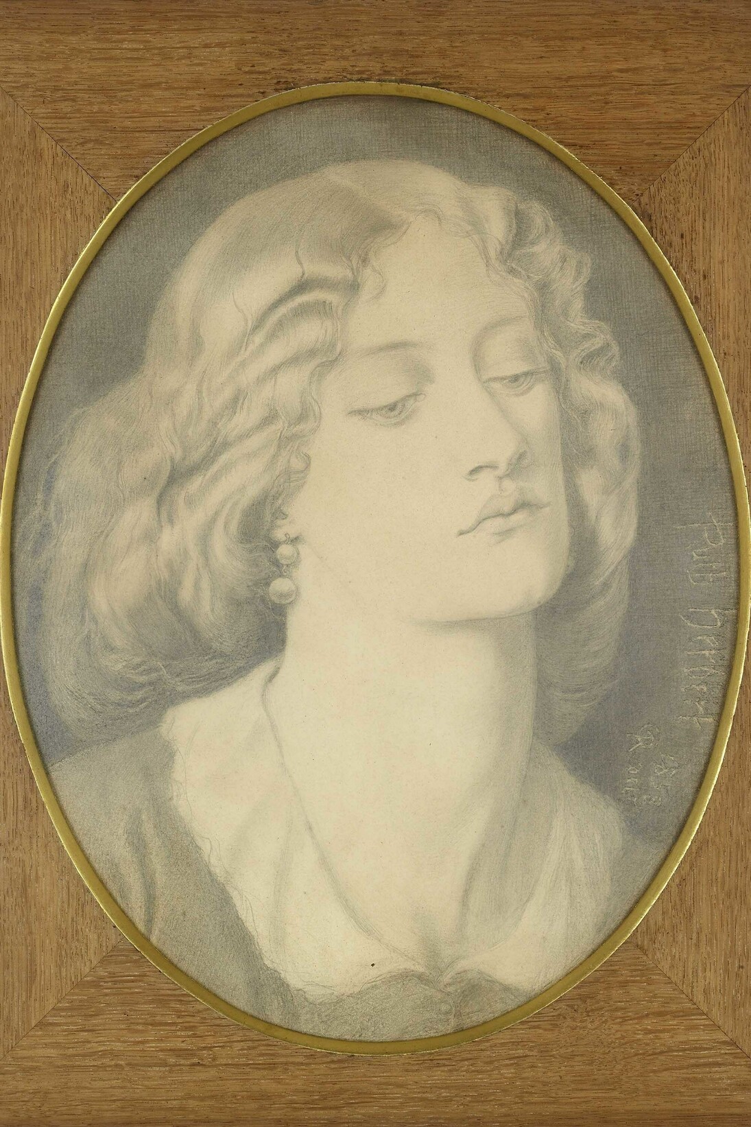 Dante Gabriel Rossetti (1828‒1882), Louisa Ruth Herbert, 1858, Graphite on wove paper, 50.8 x 43 cm
© Ashmolean Museum, University of Oxford