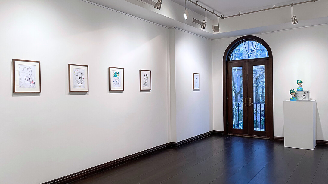Exhibition View, Edgar Plans, I Am A Dreamer. Courtesy of Villazan
