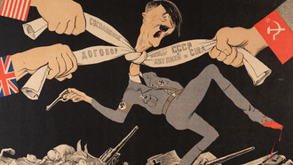 Kurkryniksy "This evil enemy won't get out of the knot we've got him in!", 1942