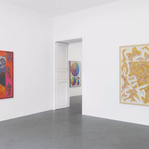 Zach Harris, Exhibition view. Courtesy of Perrotin Paris