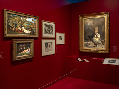 Various artists, The empire of sleep, exhibition view. Courtesy of Musée Marmottan Monet