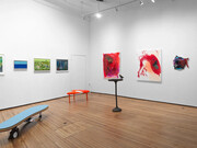 Various artists, Threshold of vision, exhibition view. Courtesy of Nathalie Karg Gallery 