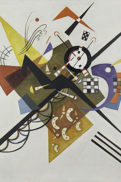 Vassily Kandinsky, Auf weiss II, 1923. Courtesy of Centre Pompidou Málaga