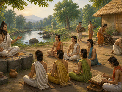 A gurukula (Sanskrit: गुरुकुलम्, romanized: gurukula) is a traditional Indian educational system in which śiṣyas (students or disciples) reside with or in close proximity to their guru