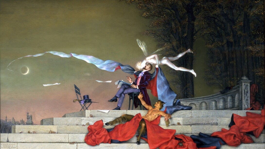 Paul Cadmus, Le Ruban Dénoué hommage à Reynaldo Hahn, 1963. Courtesy of the Columbus Museum of Art