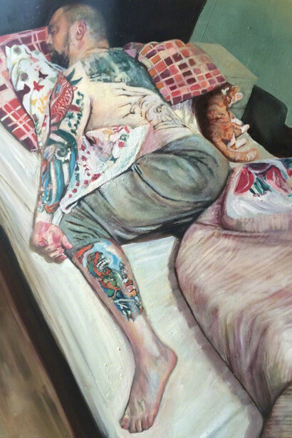 Kate Halsall. Sleeping Portraits. Courtesy of New Art Projects