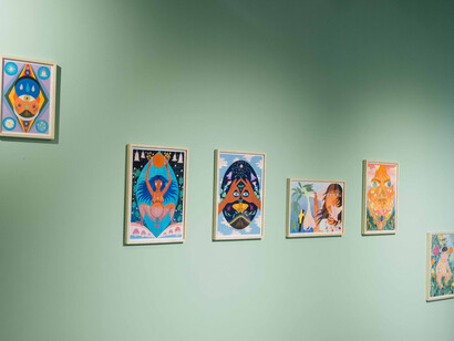 Alejandra Hernández, Campo de visión, vista de exhibición. Cortesía de la Galería Policroma