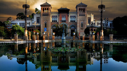 Sevilla, Pabellón Mudéjar Parque de Maria Luisa © José Manuel Calvo